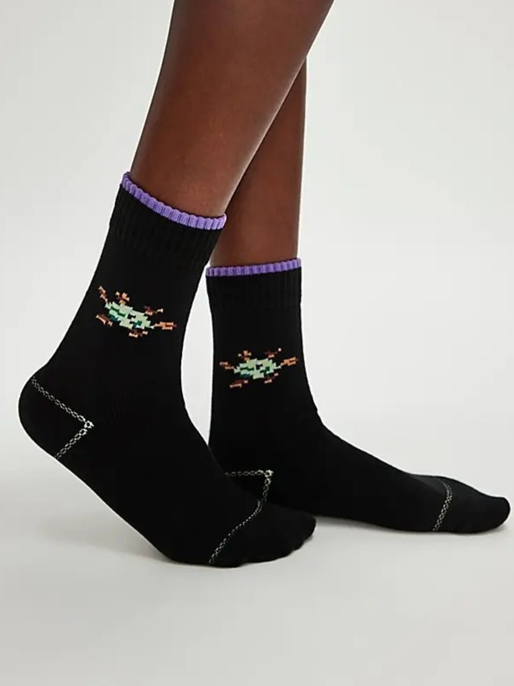 NWT free people socks hansel from basel digi needlepoint